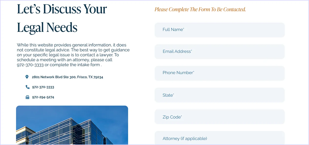 plunk-smith-law-firm-contact-page